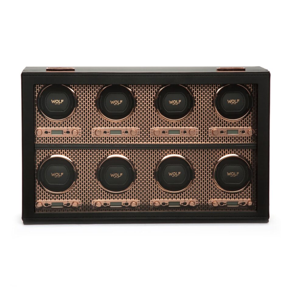 Wolf Axis 8PC Watch Winder Copper 469716