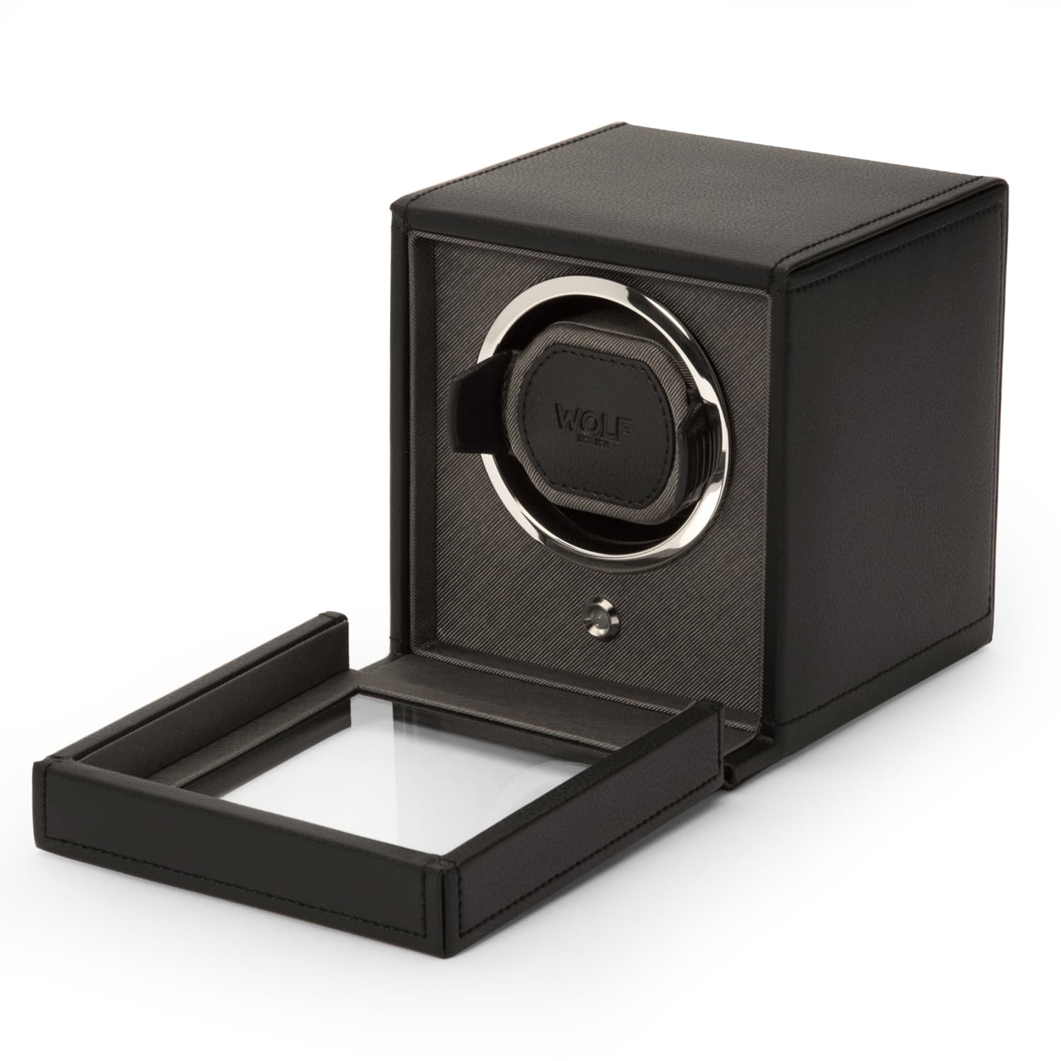 Wolf-Cub-Single-Watch-Winder-with-Cover-Black-461103-3