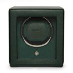 Wolf Cub Single Watch Winder with Cover Green 461141